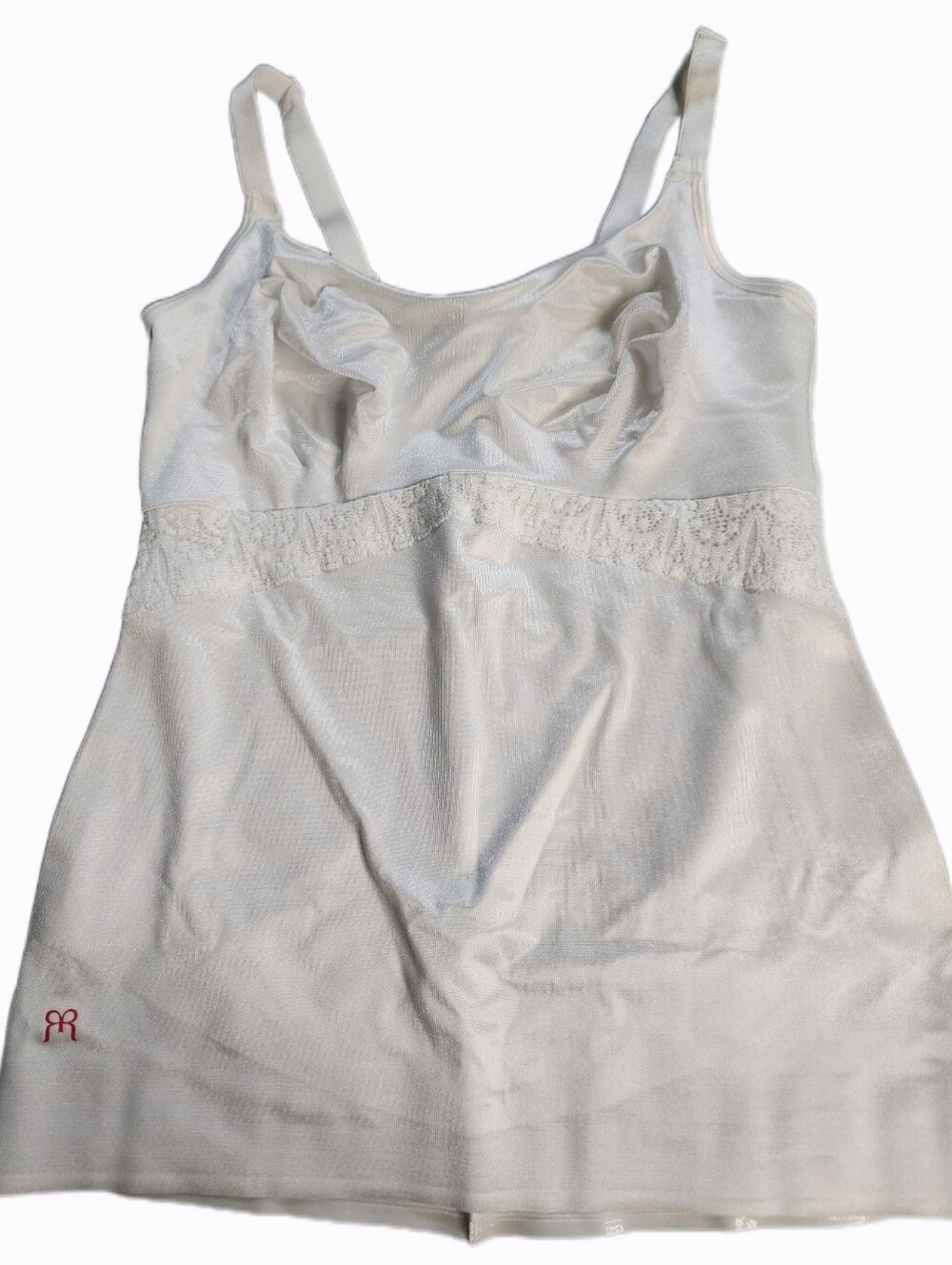 Ruby Ribbon Heritage Lace Full Support Cami - White / Frost Size 36 (Style 0618)
